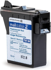 Pitney Bowes 797-M Ink Cartridge for Mailstation2 (K7M0), Red Ink, 19 ml
