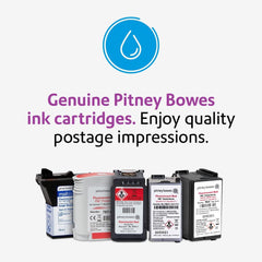 Pitney Bowes SL-798-0 Ink Cartridge for SendPro C and SendPro+, Red Ink, 17 ml