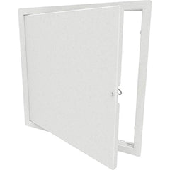 Babcock-Davis 16" x 16" Architectural Access Door, White, Flush Mount, Cam Latch
