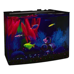 GloFish Aquarium Kit w/ Hood, LED Lights and Whisper Filter