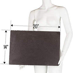 4 Sizes to Choose: Large Stone Age Slate cheese boards (12"x16" Serving Platter) with Soap Stone Chalk