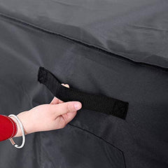 FLYMEI Patio Furniture Cover, Waterproof, Tear-Resistant, UV Resistant Outdoor Table and Chair, Sofa, Sectional Cover, Space Grey, 90x60 inches