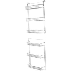 Lavish Home Closet Organizer with 6 Shelves, Over the Door Pantry Organizer and Bathroom Organizer by Lavish Home