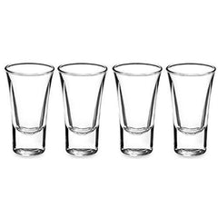 Gmark 2-Ounce Heavy Base Shot Glass Set, Whiskey Shot Glass 12-Pack GM2026
