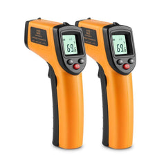 Infrared Thermometer Temperature Gun, 2 Pack Non-contact Laser Thermometers Instant Read Hand Tool For Kitchen/Outdoor, -58℉~716℉, AC Units Heater Check, AAA Battery Not Included