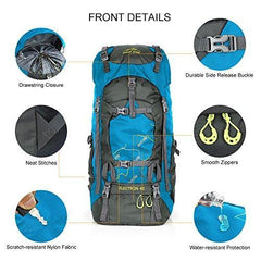OUTLIFE 60L Hiking Backpack, Lightweight Waterproof Travel Backpack for Men Women Camping Trekking Touring