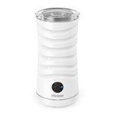 Milk Frother Miroco Electric Milk Steamer Automatic Soft Foam Maker Cold Hot Milk Warmer Silent Operation for Cappuccino, Latte, Coffee White