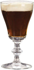 SET of 4, Libbey 8054 6 oz. Georgian Irish Coffee Glass w/ Signature Party Picks