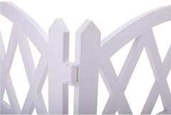 Worth Garden Plastic Fence Pickets Indoor Outdoor Protective Guard Edging Decor