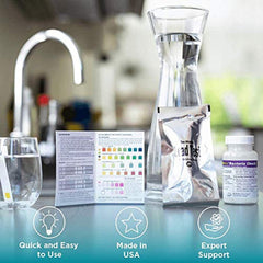 Health Metric Drinking Water Test Kit for Home Tap and Well Water - Simple Testing Strips for Lead Copper Bacteria Nitrate Chlorine and More | Made in USA to EPA Standards