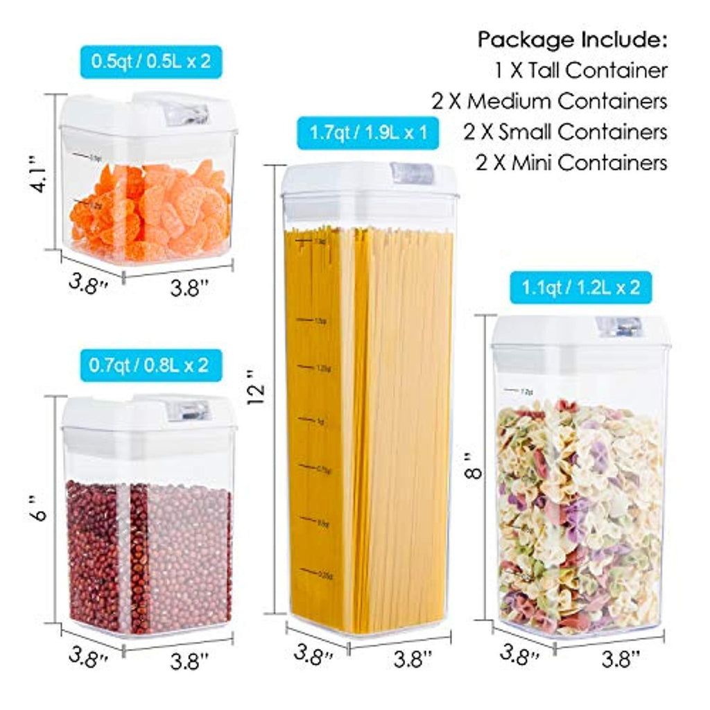 Airtight Food Storage Containers,Vtopmart 7 Pieces BPA Free