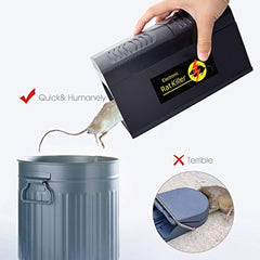 Electronic Rat Trap - Zaker Powerful High Voltage Automatic Rat Zapper, Indoor/Outdoor Rat Catcher, Efficient, Safe and Clean, Animal Trap to Get Rid of Rats and Mice, Squirrels and Rodents