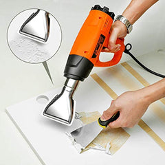 Heat Gun Variable Temperature, Yome 1800W 140℉~1112℉(60℃- 600℃) Hot Air Gun with 2 Speed-Setting, Overload Protection, 4 Nozzle Attachments for Shrink Wrapping, Crafts, Cell Phone Repairs, Orange