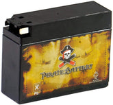 YT4B-BS Sealed Motorcycle Battery - Rechargeable Replacement - Factory Sealed and Activated - AGM - Pirate Battery