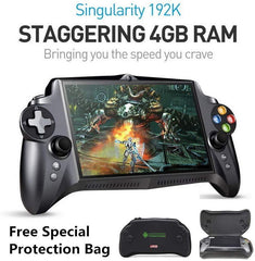 New JXD S192K 7 inch IPS screen 4GB+64GB quad core tablet pc gamepad android game console 10000mAh battery bluetooth support Google Store andriod game/pc game/18 simulators game support button mapping