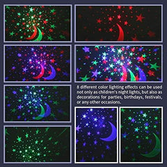 Kingtoys Star Projector with Music White Noise Sound Machine Baby Sleep Soother Nursery Bedside Lamp 9 Natural Sounds 20 Lullabies Remote Control Adapter Timer