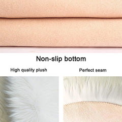 White fauxfur Area Rug, PAGISOFE Fur Area Rug,Fux Fur Rugs for Bedroom,Premium Faux Sheepskin Fur Rug,Soft Fur Area Rug for Bedroom, Rectangle Fur Chair Couch Cover,White Rectangle,2'x3'
