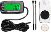 Backlit Upgraded Tach Maintenance RPM Hour Meter Tachometer Searon for RC Toys PWC ATV Motorcycles Marine Engines Chain Saws Tractors Lawnmowers