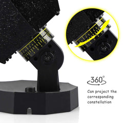 Lisnec DIY Night Light Baby Star Projector, Star Sky Night Light, Multicolor Changing Lighting LED Starry Rotating Projection Lamp Gift for Kid Children Girl with USB Cables