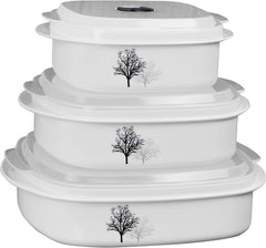 Corelle Coordinates by CulinWare 6-Piece Microwave Cookware, Steamer and Storage Set, Splendor