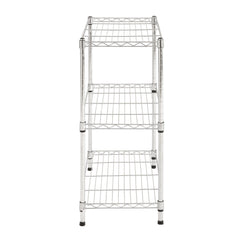 Sandusky WS241430 Wire Shelving, 24" Width x 30" Height x 14" Depth, 3 Shelves, Chrome