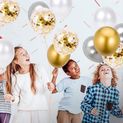 Balloons Bulk For Birthday,Gold Latex Balloons 12inches for Parties,Wedding or Christmas Decorations(50pcs) by Unihoh