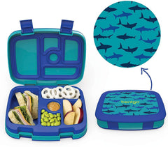 Bentgo Kids Prints (Unicorn) - Leak-Proof, 5-Compartment Bento-Style Kids Lunch Box - Ideal Portion Sizes for Ages 3 to 7 - BPA-Free and Food-Safe Materials