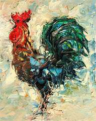 Awaken, Rooster Limited Edition, Signed and Numbered Print by Andre Dluhos