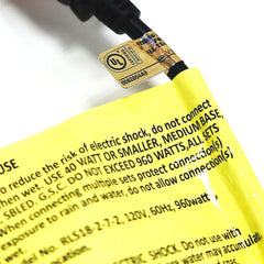 Aceland 24 Ft Waterproof Heavy-Duty LED Outdoor String Lights - Hanging, 7 Head Dimmable 2W Shatterproof Vintage Edison Bulbs Commercial Grade Patio Lights Create Cafe Ambience in Your Backyard