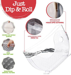 Penko Rice Paper Water-Spring Roll Water Bowl,Rice Paper Holder for Rice Paper Wrappers for Spring Rolls,Summer Rolls. Spring Roll Maker,Banh trang holder 1 Pack Rice Paper Not Included