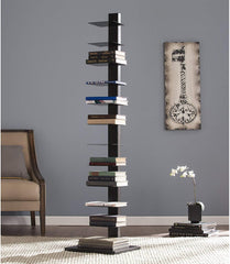 Southern Enterprises Spine Tower Shelf-Black