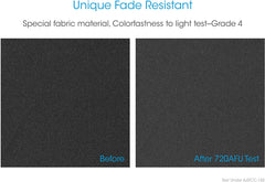 Unicook Heavy Duty Waterproof Grill Cover for Oklahoma Joe's Longhorn Combo Smoker, Outdoor Charcoal/Smoker/Gas Combo Grill Cover, Offset Smoker Cover, Fade and UV Resistant, Black