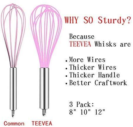 TEEVEA (More Economical) 5 Pack 9 inch Banneton Proofing Basket Danish Dough Whisk Dough Scraper Set Wood Germany Flour Bowl Bread Bakers Basket Brad Baking Washable Linen Bag for Rising Round Crispy