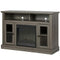 Ameriwood Home Chicago TV Stand with Fireplace, Rustic Gray