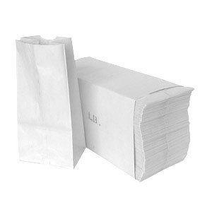 Paper Snack Bags, Durable White Paper Bags, 2 Lb Capacity, White, Pack Of 500 Bags by CulinWare