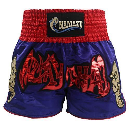 NAMAZU Muay Thai Shorts for Men and Women, High Grade MMA Gym Boxing Kickboxing Shorts.