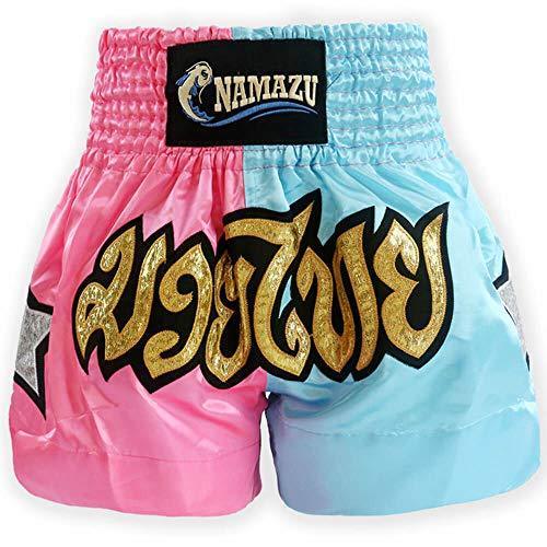 NAMAZU Muay Thai Shorts for Men and Women, High Grade MMA Gym Boxing Kickboxing Shorts.