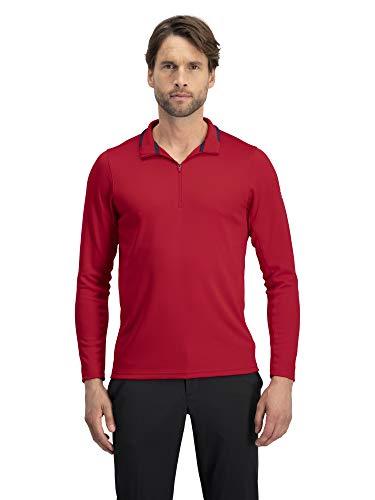 Golf Half Zip Pullover Men - Fleece Sweater Jacket - Mens Dry Fit Golf Shirts