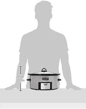 Load image into Gallery viewer, Crockpot Oval Manual Slow Cooker, 8 quart, Stainless Steel (SCV800-S)
