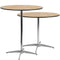 Flash Furniture 30'' Round Wood Cocktail Table with 30'' and 42'' Columns