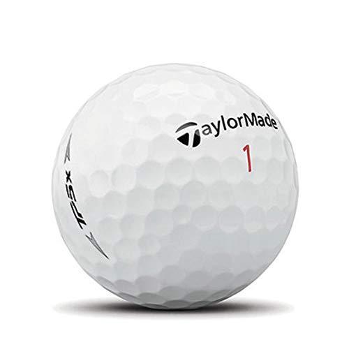 TaylorMade TP5x Golf Balls, White (One Dozen)