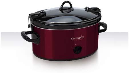 Crockpot 6-Quart Cook & Carry Oval Manual Portable Slow Cooker, Red - SCCPVL600-R