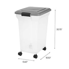 Load image into Gallery viewer, Inspired Essentials 55 Qt Plastic Airtight Pet Food Storage
