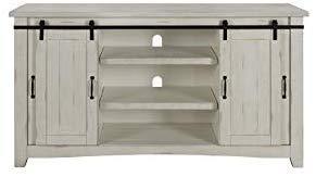 Martin Svensson Home Taos 65" TV Stand, Antique White & Aged Distressed Pine, Antique White and Aged Distressed Pine