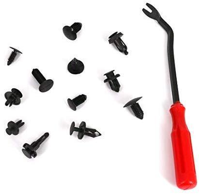 UTSAUTO 620Pcs Car Retainer Clips & Plastic Fasteners Kit Fender Rivet Clips 16 Most Popular Sizes Auto Push Pin Rivets Set for Toyota GM Ford Honda Acura Chrysler