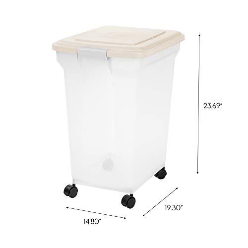 Inspired Essentials 55 Qt Plastic Airtight Pet Food Storage