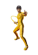 TOP Satisfied S.H.Figuarts 15cm Bruce Lee Yellow Track Suit Action Figure KungFu Toy Doll Kid Fighter Lovely Gift