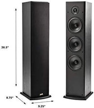 Load image into Gallery viewer, Polk T50 150 Watt Home Theater Floor Standing Tower Speaker (Single) - Premium Sound at a Great Value | Dolby and DTS Surround

