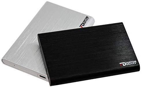 Fantom Drives 2TB Portable SSHD (Solid State Hybrid Drive) - USB 3.1 Gen 2 Type-C 10Gb/s - Black