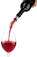 Andre Lorent Wine Aerator and Pourer, 1.1 x 1.1 x 5.2 inches, Clear/Stainless Steel